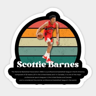 Scottie Barnes Vintage V1 Sticker